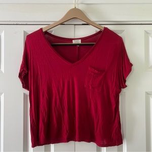 ⭐️ Project Social T Red Relaxed Tee